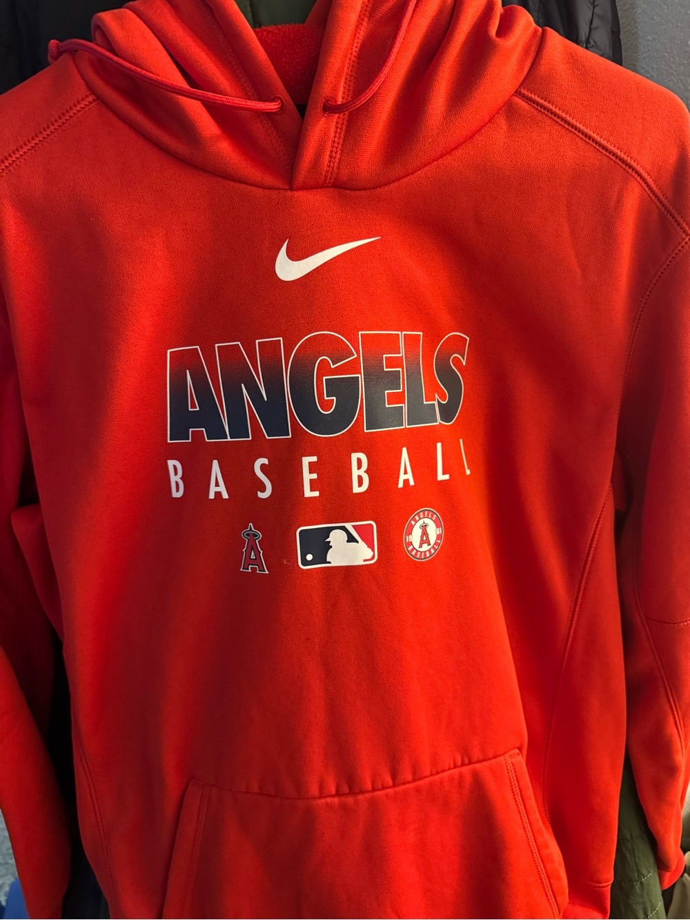 Nike Angels Baseball Men’s Large hooded sweatshirt.